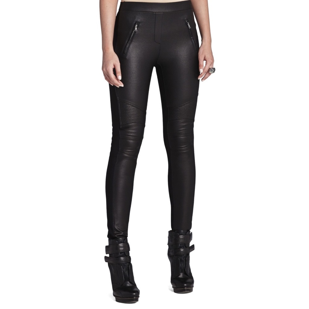 BCBG MAXAZRIA Kalin Motorcycle Legging